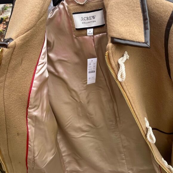 J Crew Collection Italian Blanket Wool Cashmere Fabric Toggle Coat NWT $550 - Picture 11 of 11